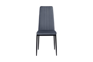 $6 chaises Jade - Gris, bleu canard et jaune
