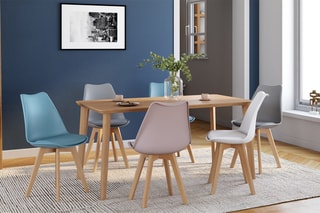 $6 chaises Nordia - Multicolore