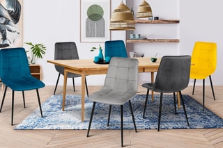 $6 chaises Linda Multicolore
