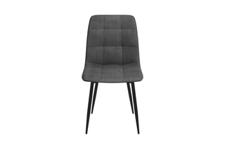 $6 chaises Linda Gris foncé