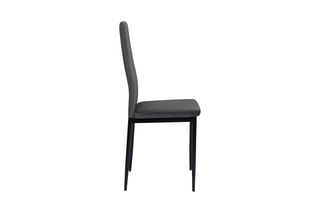 $6 chaises Jade Gris foncé