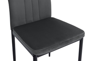 $6 chaises Jade Gris foncé