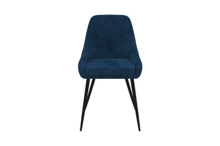$4 chaises Olivia - Bleu et noir