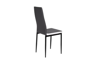 $6 chaises Jodie -  Gris et blanc