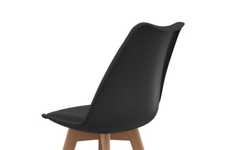 $6 chaises Nordia - Naturel et noir