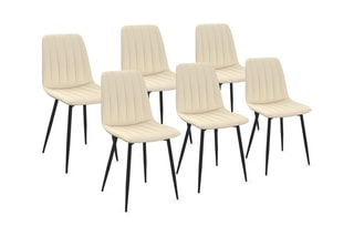 $6 chaises Fiona - Beige