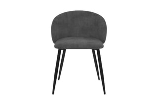 $4 chaises Léona - Gris foncé