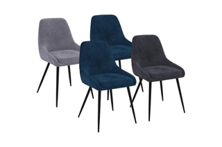 $4 chaises Olivia - Gris 