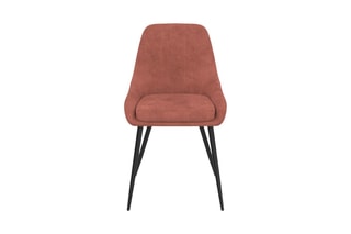 $4 chaises Olivia - Terracotta et noir