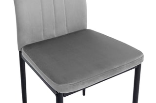 $6 chaises Jade - Gris clair