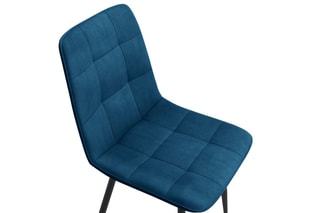 $6 chaises Linda Bleu canard