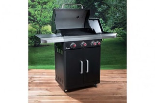 $Barbecue à gaz - 3 brûleurs - 65 x 40 cm