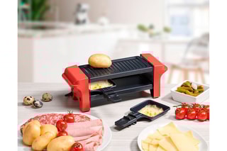 $Appareil à raclette et gril - 350 W - 2 personnes