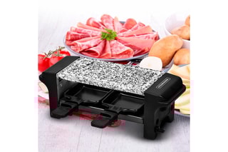 $Appareil à raclette et pierre - 350 W - 2 personnes