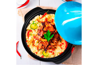 $Tajine électrique en céramique - 300 W - 4 à 6 personnes
