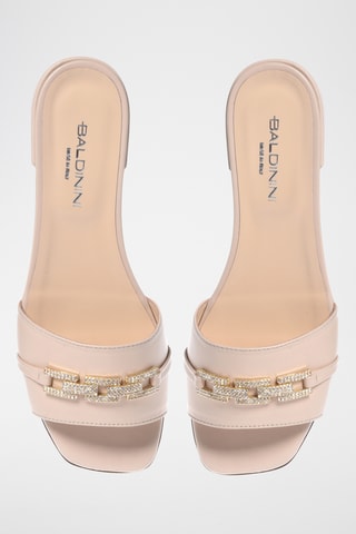 $Mules en cuir - Nude