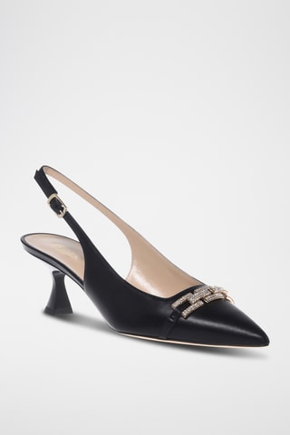 $Escarpins en cuir - Noir