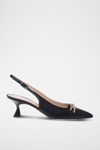 $Escarpins en cuir - Noir