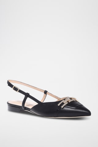 $Ballerines en cuir - Noir
