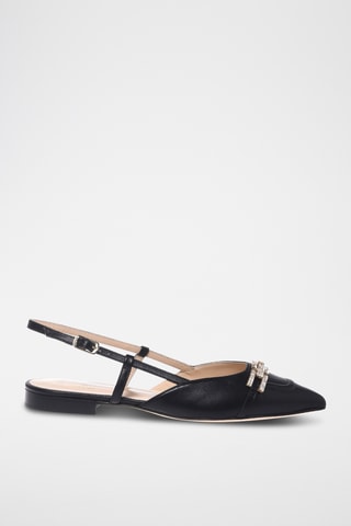 $Ballerines en cuir - Noir