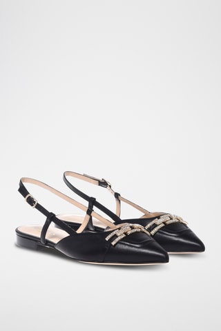 $Ballerines en cuir - Noir
