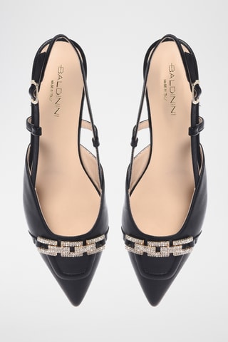 $Ballerines en cuir - Noir