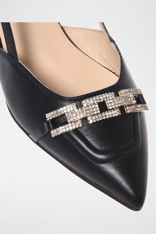 $Ballerines en cuir - Noir