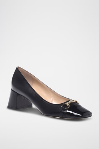 $Escarpins en cuir - Noir