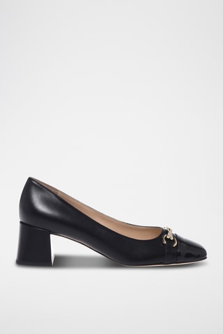 $Escarpins en cuir - Noir