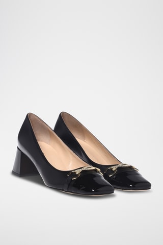 $Escarpins en cuir - Noir