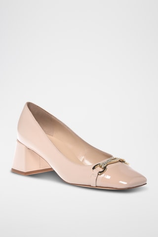 $Escarpins en cuir - Beige