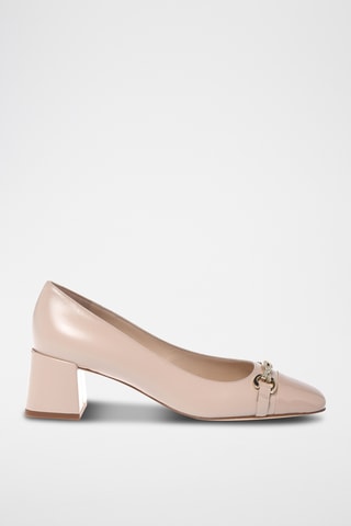 $Escarpins en cuir - Beige