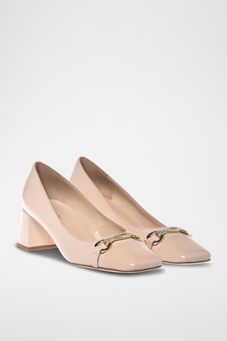 $Escarpins en cuir - Beige