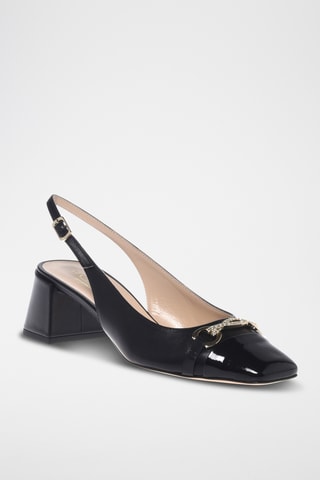 $Escarpins en cuir - Noir