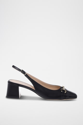 $Escarpins en cuir - Noir