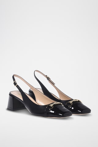 $Escarpins en cuir - Noir