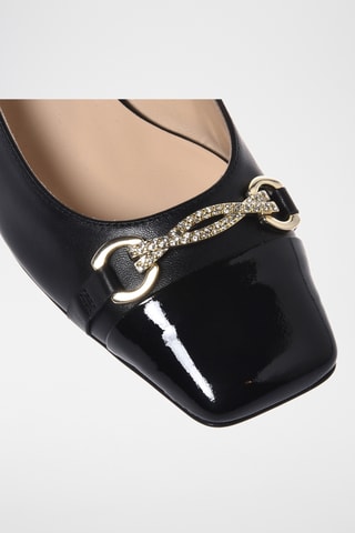 $Escarpins en cuir - Noir