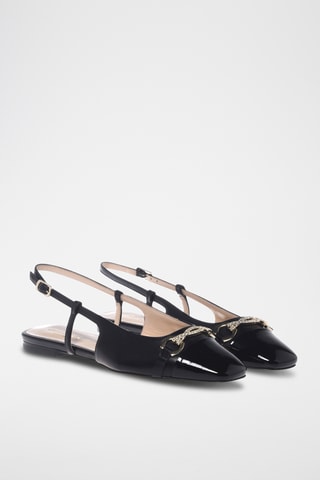 $Ballerines en cuir - Noir