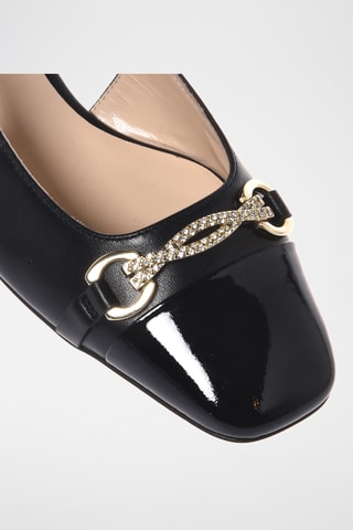 $Ballerines en cuir - Noir