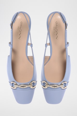$Ballerines en cuir - Bleu