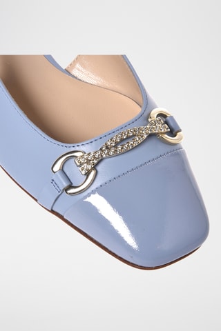 $Ballerines en cuir - Bleu