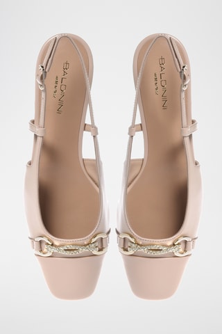 $Ballerines en cuir - Beige