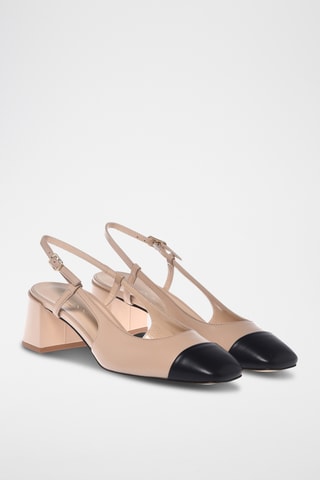 $Escarpins en cuir - Beige