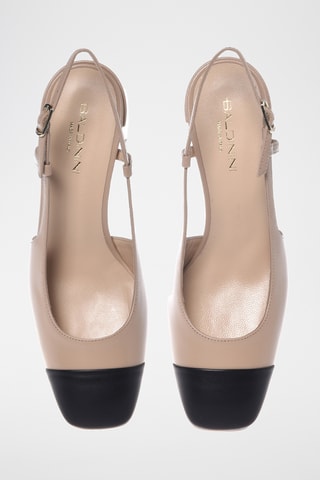 $Escarpins en cuir - Beige
