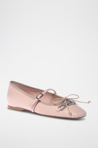 $Babies en cuir - Rose