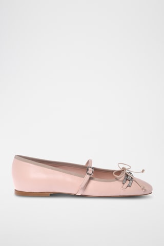 $Babies en cuir - Rose