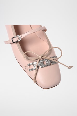 $Babies en cuir - Rose