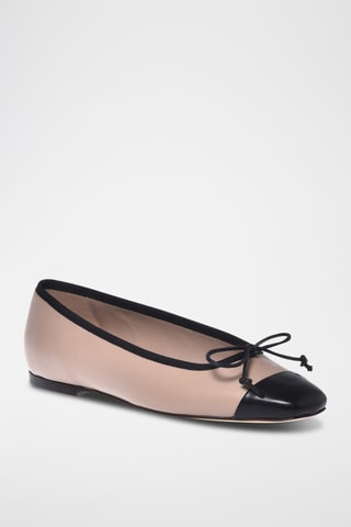 $Ballerines en cuir - Beige