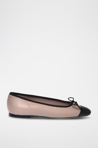 $Ballerines en cuir - Beige