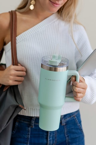 $Gourde isotherme en acier inoxydable - 1,18 l